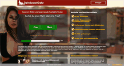 Desktop Screenshot of deinsecretdate.com